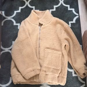 Brand new faux fur teddy coat